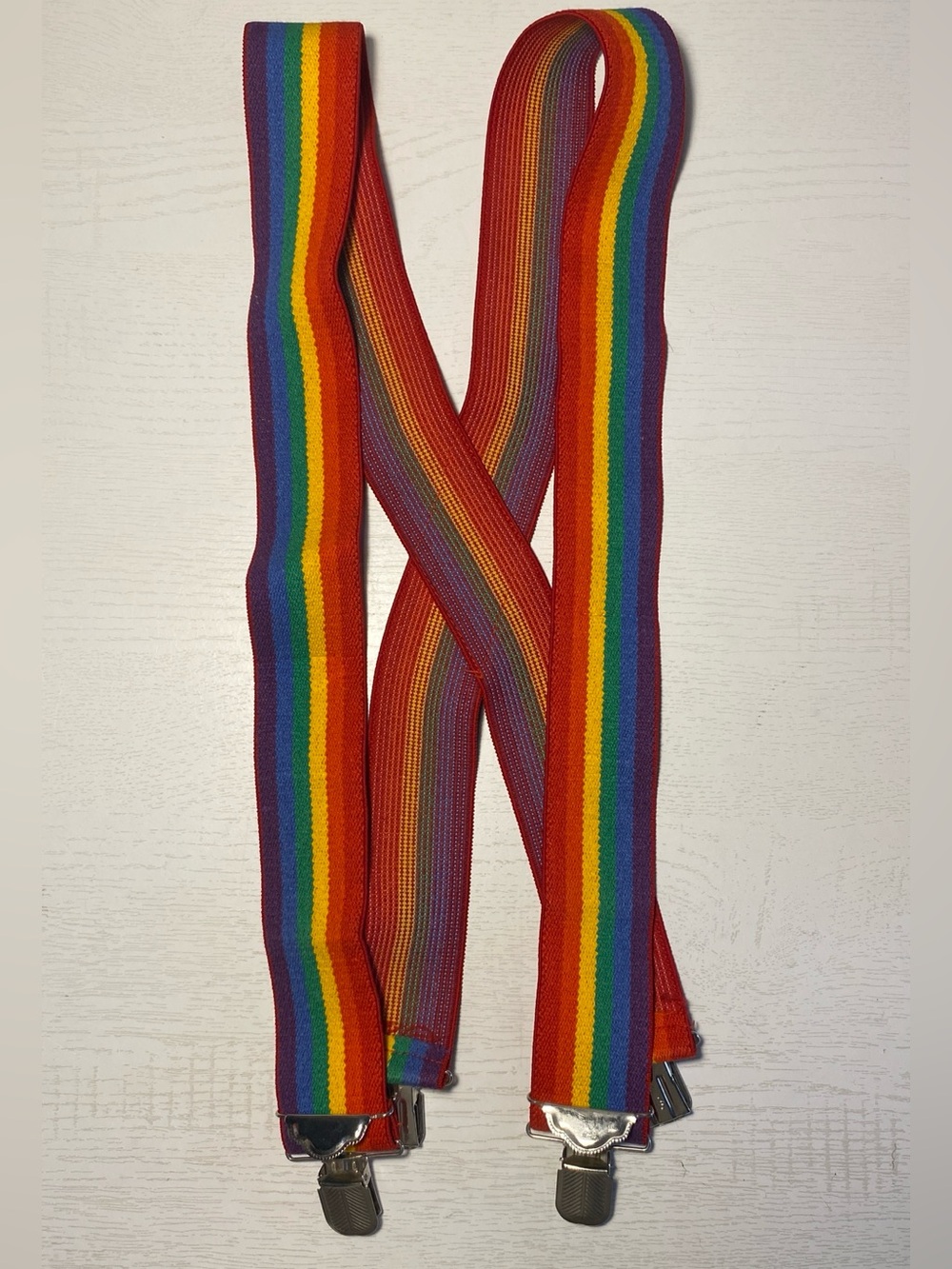 Vintage Rainbow Suspenders